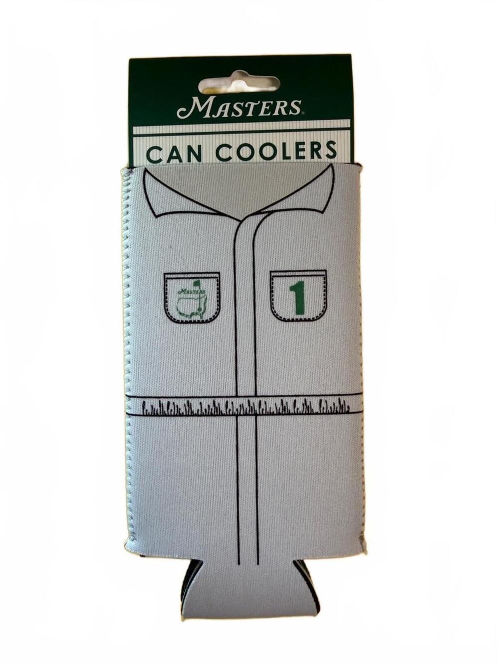 [NWT] Masters Tournament Can Cooler Set - Green Logo & Caddie Jumpsuit